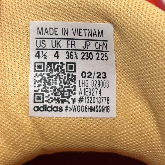 Adidas Cross Em Up Select Basketball Sneakers kids size 4.5 - Picture 8 of 8